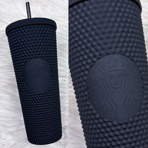 Starbucks Matte Black Studded Venti Tumbler Large Cold Cup Discontinued